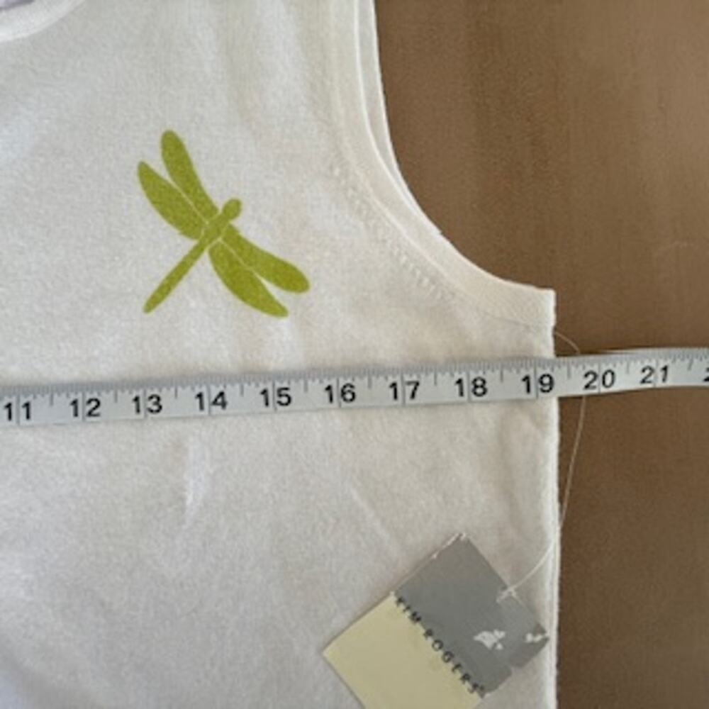 NWT Kim Rogers Size Large Dragonfly Sleeveless Sweater - Picture 5 of 7